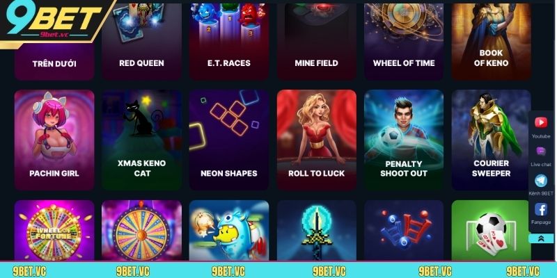 Tổng quan về dòng Game Nhanh tại 9BET